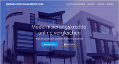 Desktop Screenshot of modernisierungskredite.com